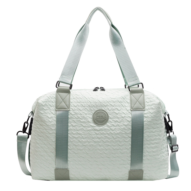 New stylish and lightweight Korean-style travel bag, simple and large-capacity crossbody storage bag, men's and women's outdoor hand-held sports bag Item Picture