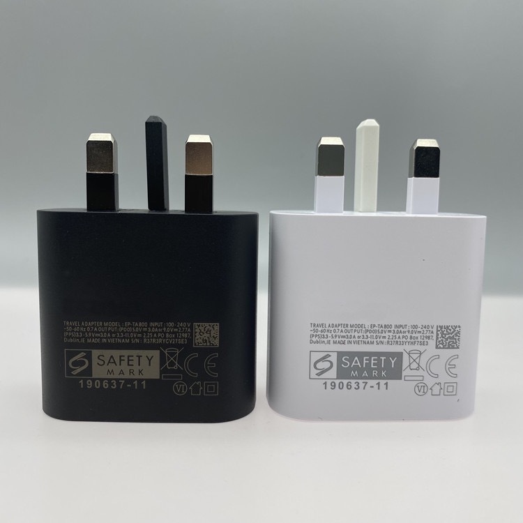 The 25w British-spec ultra-fast PD charger is compatible with Samsung note10/N20/A53 chargers Application Scenario