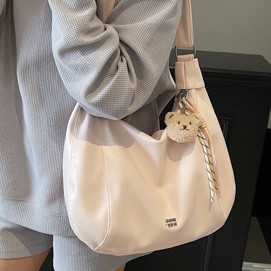 High-end large-capacity crossbody bag for women 2025 Spring New style dumpling bag, versatile single-shoulder armpit bag for women Specification drawing