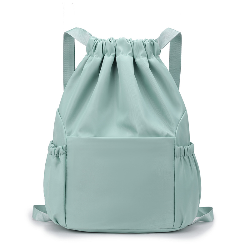 The new portable women's drawstring storage bag is fashionable, simple and versatile. It's a fitness bag and a lightweight, large-capacity travel backpack Item Picture