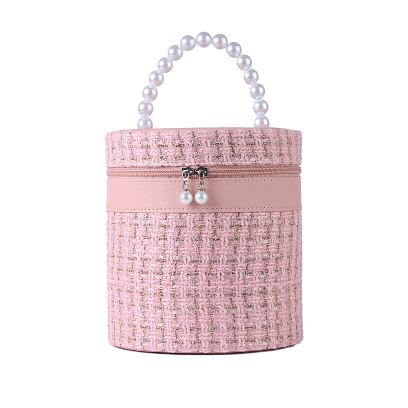 Factory direct sales, popular makeup box, large-capacity cosmetics storage box, portable and hand-held souvenir, home makeup bag Item Picture