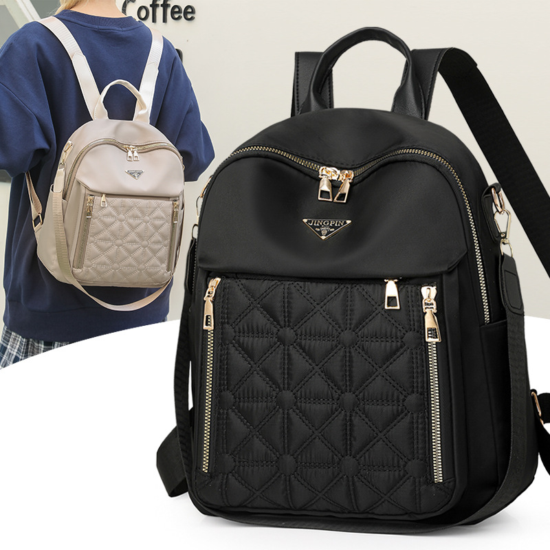 New 2024 trendy travel backpack for women, high appearance level, versatile and fashionable backpack for women, large capacity, single-shoulder bag full figure