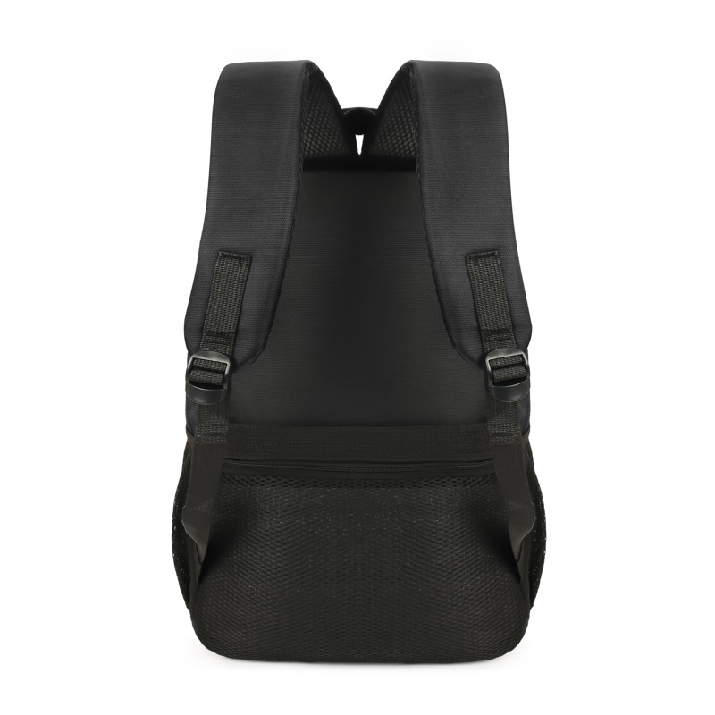 A simple, versatile and fashionable men's backpack with logo printing. It has a large capacity and multiple compartments. It is a computer backpack for commuting and travel Specification drawing