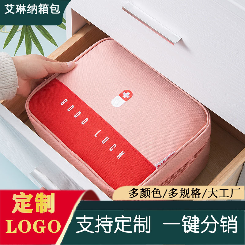 Customized portable hand-held storage bags for household epidemic prevention medicines, outdoor sports emergency waterproof medical first aid kits Application Scenario