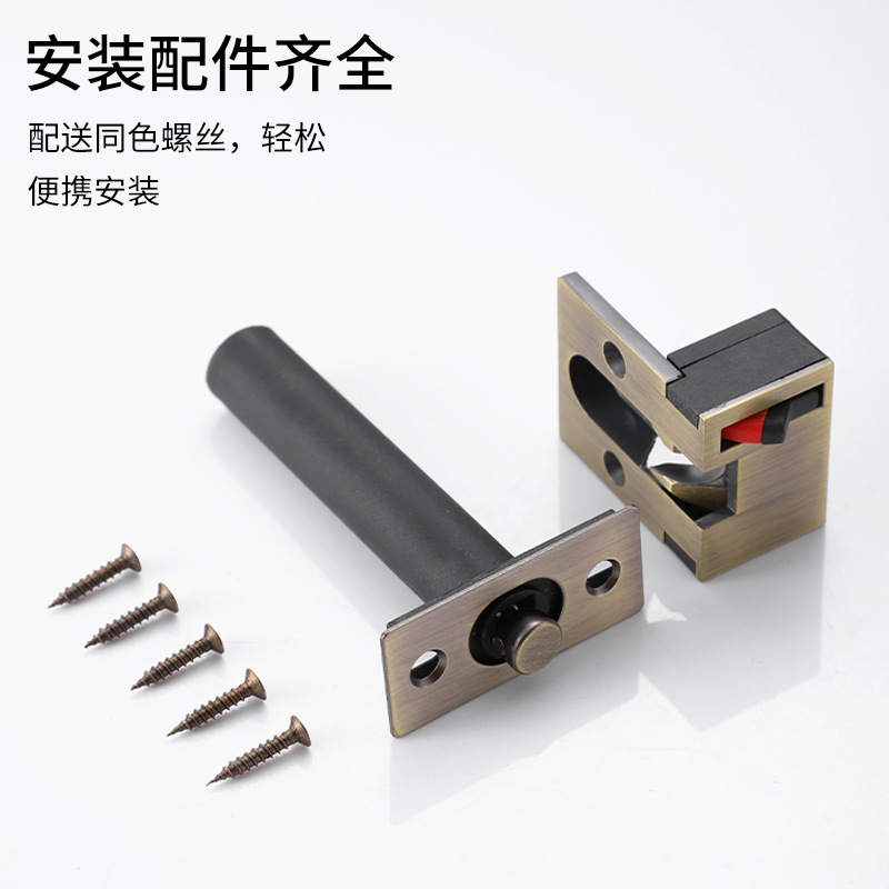 Hidden and invisible anti-theft chain hotel door latch, anti-theft chain hidden door chain, hotel room lock safety chain details Picture