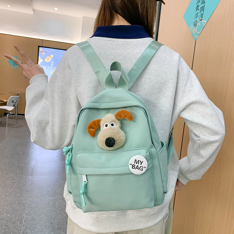 Pacha Dog Ins-style soft and cute girl backpack, small college student lightweight campus backpack, small schoolbag Application Scenario