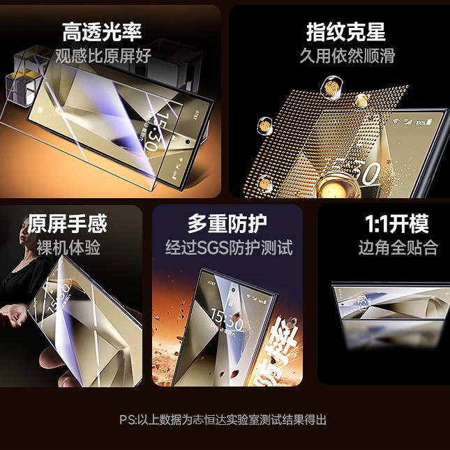 Applicable to Samsung s25Edge dust-free chamber tempered film full-screen coverage explosion-proof ultra-clear s25ultra phone film S24 Application Scenario