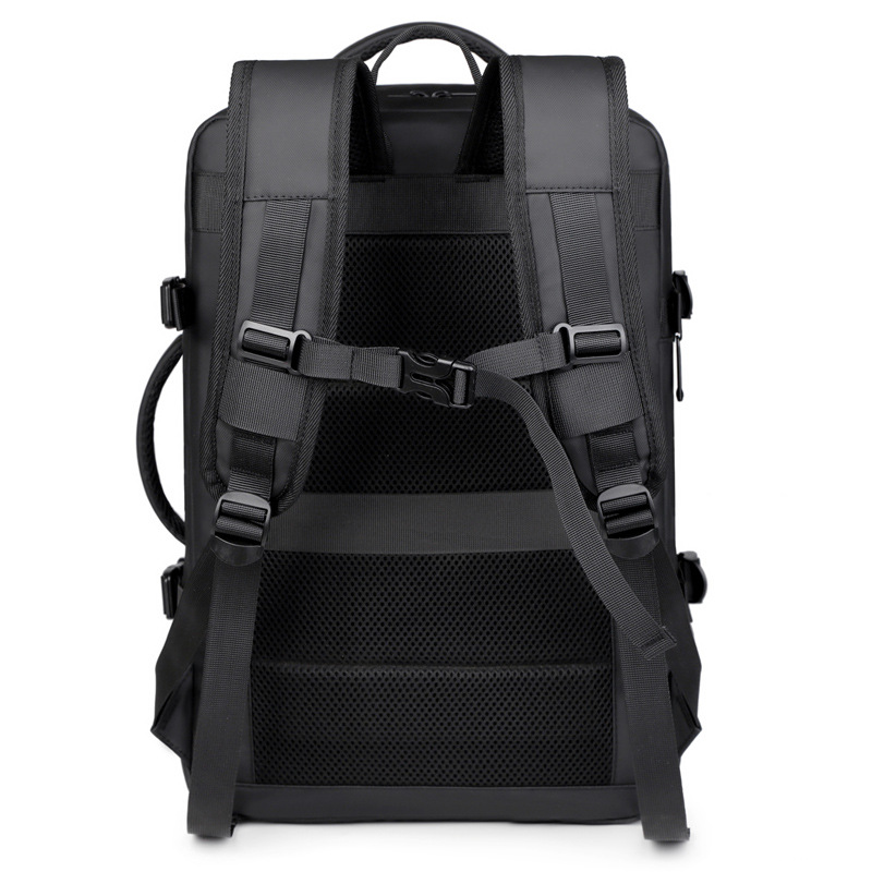 Multi-purpose backpack, large-capacity men's backpack, high-end feel, expandable business trip and travel bag, business commuting computer bag Specification drawing