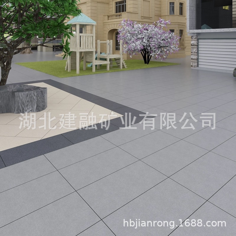 pc stone imitation brick manufacturer, outdoor courtyard ecological brick, square brick, 18mm stone imitation floor paving stone Application Scenario