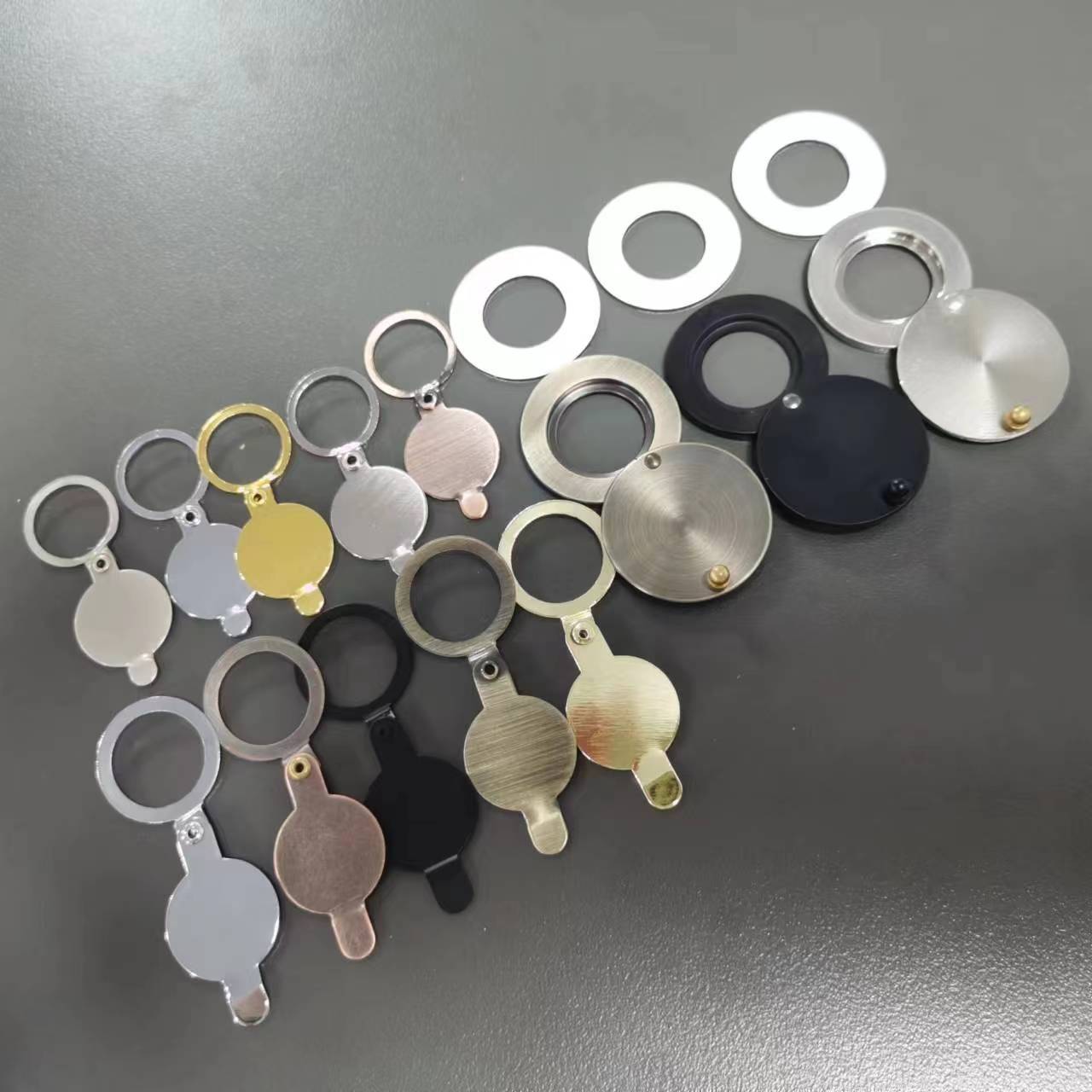 Cross-border exclusive supply Zhejiang High 14mm or 16mm inner diameter door mirror anti-theft door peephole tail cover anti-peeping dust-proof peephole full figure