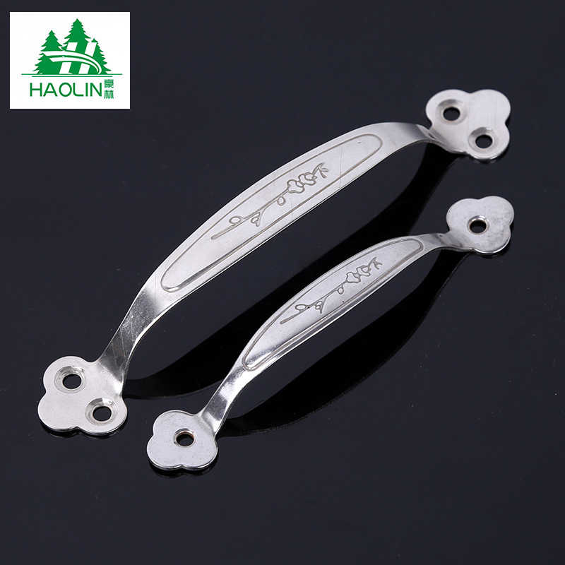 【 Factory Direct Supply 】 Wholesale of 6-inch stainless steel plum blossom-shaped handles, bow-shaped handles, furniture handles and hardware accessories full figure