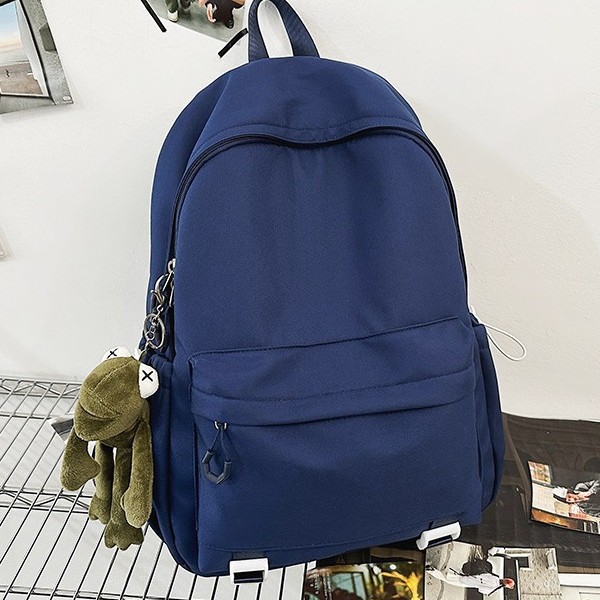 Casual schoolbag for male college students, simple and trendy backpack for men, fashionable and trendy for going out, lightweight travel backpack for women Specification drawing