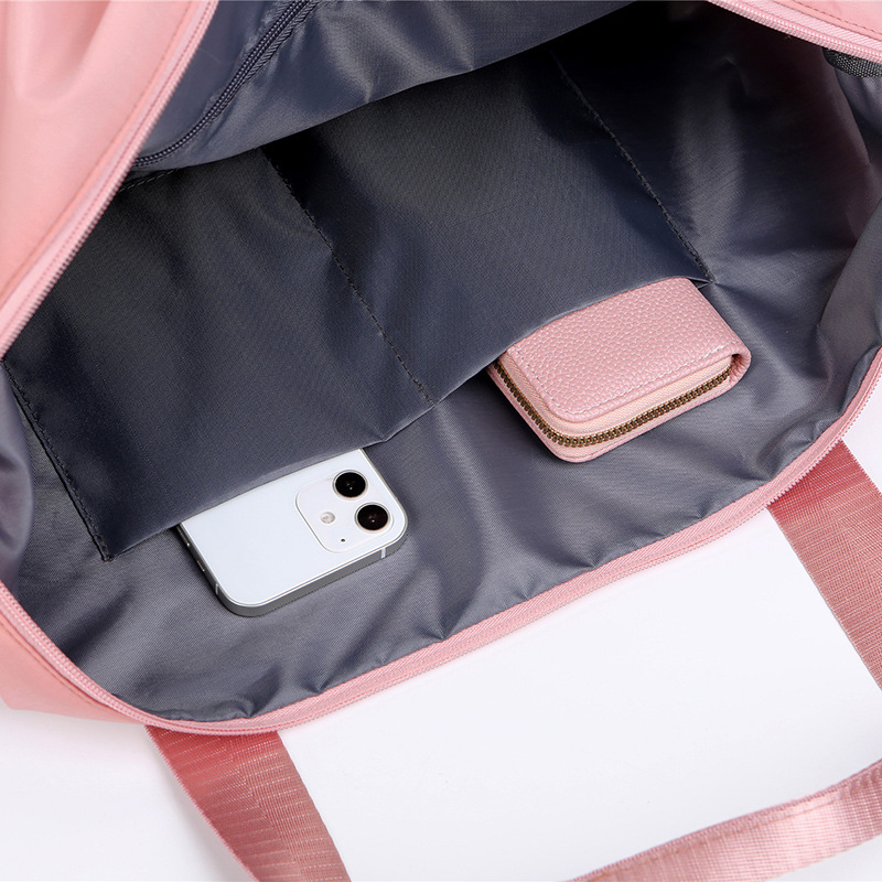 Large-capacity travel bag for women with a super large handle, portable for business trips, maternity storage bag, sports and fitness bag, luggage bag Specification drawing