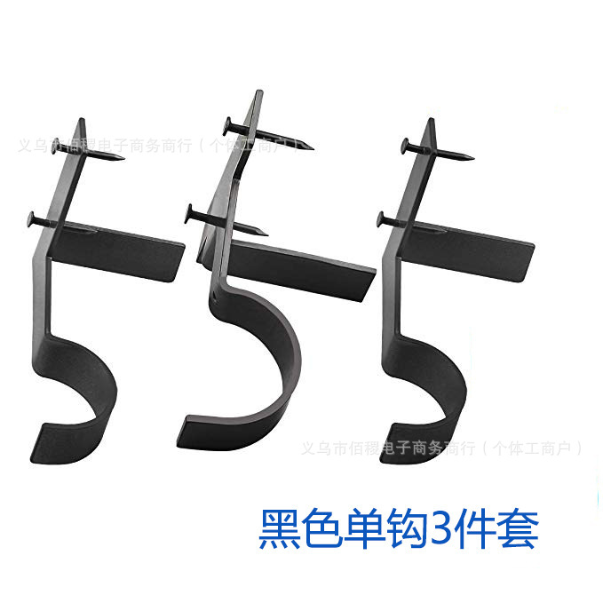 Curtain Rod Brackets perforation-free curtain rod bracket creative Roman rod bracket full figure