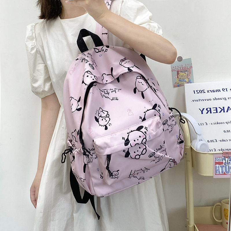 Cross-border Japanese cartoon high-appearance-level schoolbag, cute backpack for junior high school students, large-capacity backpacks for college and senior high school students details Picture