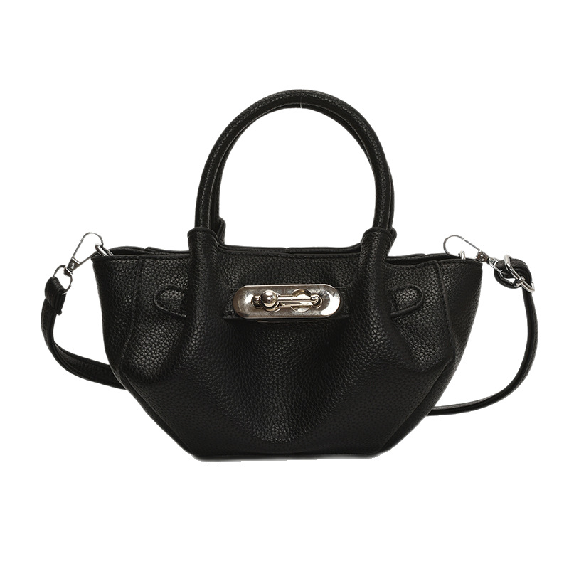 A new summer 2025 fashionable and versatile hand-held vegetable basket bag for women, with a retro, simple, light luxury and high-end feel. It's a single-shoulder crossbody bag Item Picture