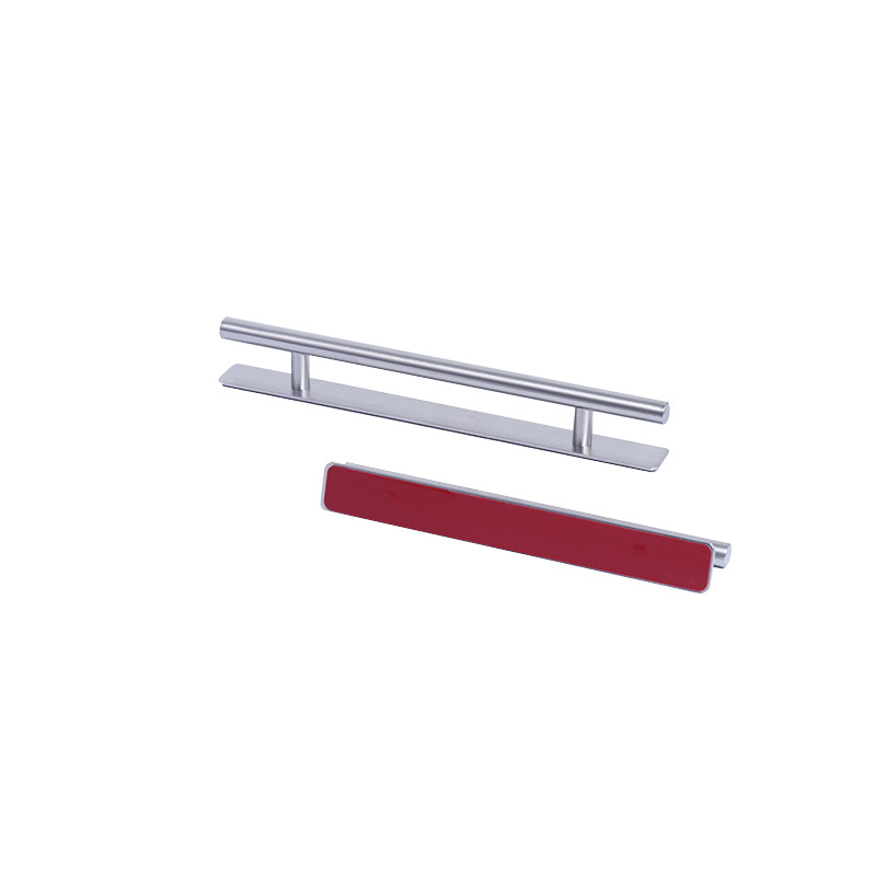 Stainless steel nail-free handle, strong self-adhesive handle, cabinet door, glass door handle, cabinet door, bathroom handle, cross-border Application Scenario