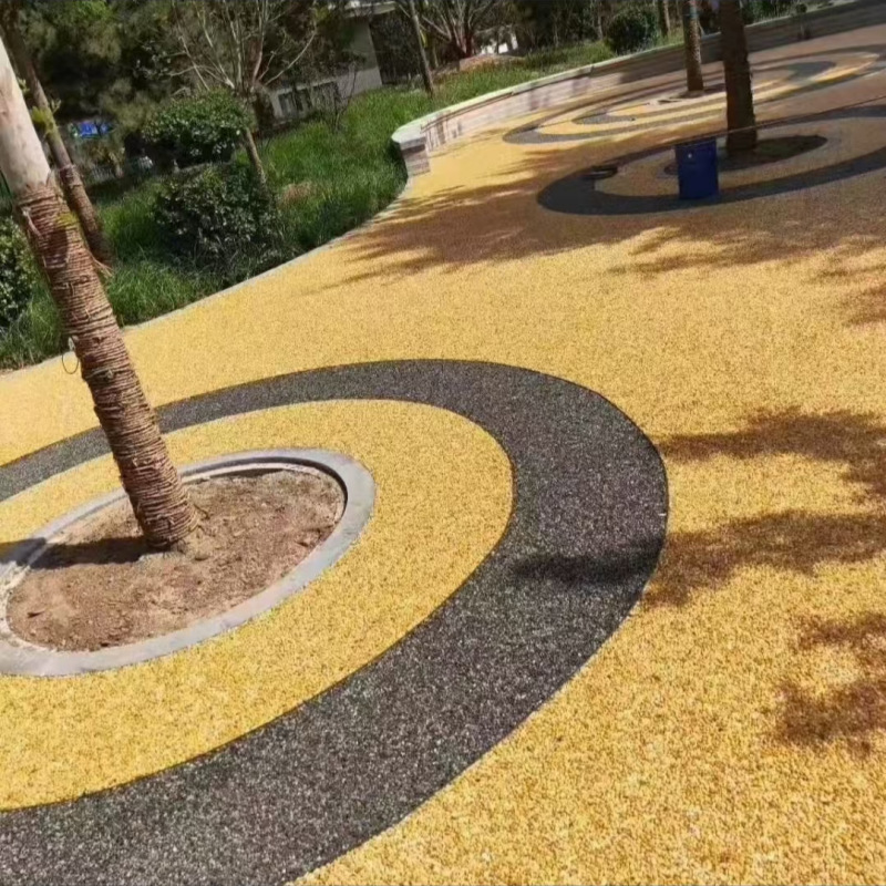 Factory wholesale of yellow pebbles, gravel, stones, washed stones, colored pebbles, terrazzo and adhesive stones. Source factory Application Scenario