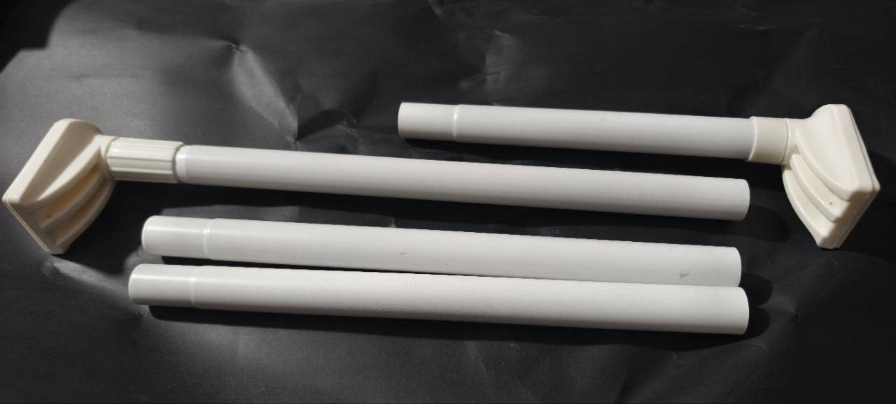 Wholesale of non-drilling and non-nailing telescopic poles for clothes drying, balcony curtain hanging poles, shower curtain poles, door curtains and wardrobe support poles Specification drawing