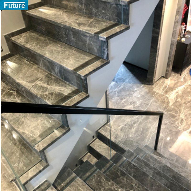 Cyprus grey natural marble slab factory bay window washbasin desktop staircase threshold background wall Specification drawing