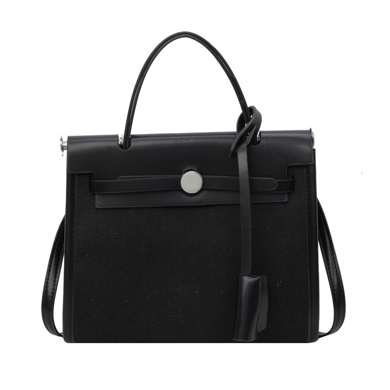 High-capacity commuter women's bag 2024 new style, trendy and casual single-shoulder crossbody bag, high-quality hand-held Kelly bag Item Picture