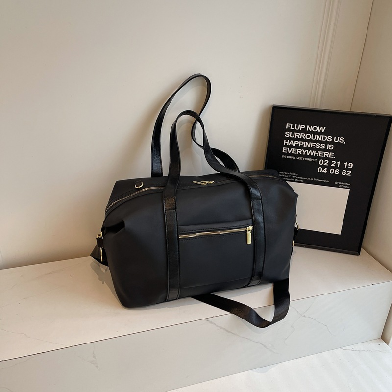 Large-capacity hand-held travel bag, women's yoga bag, short-distance business trip storage bag, luggage bag for going out, men's sports and fitness bag Specification drawing
