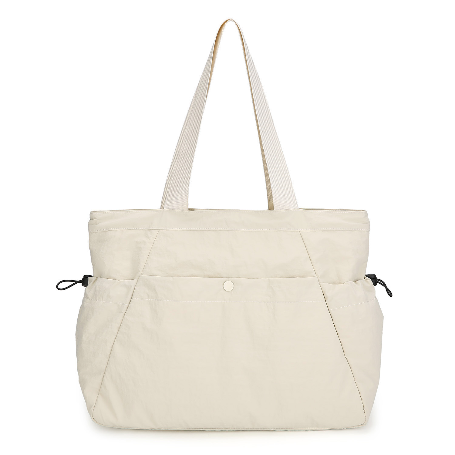 Original waterproof fabric, simple and versatile tote bag for commuting, casual and artistic, large-capacity single-shoulder handbag for women Item Picture