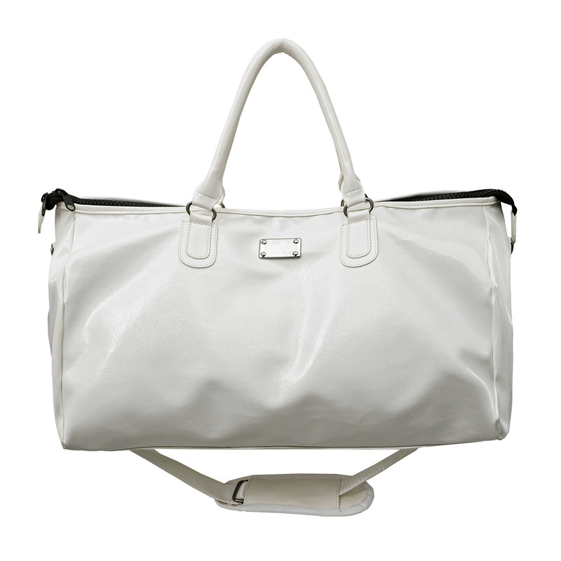 A new large-capacity pu leather sports carry-on bag for both men and women, suitable for business trips and short-distance travel Item Picture