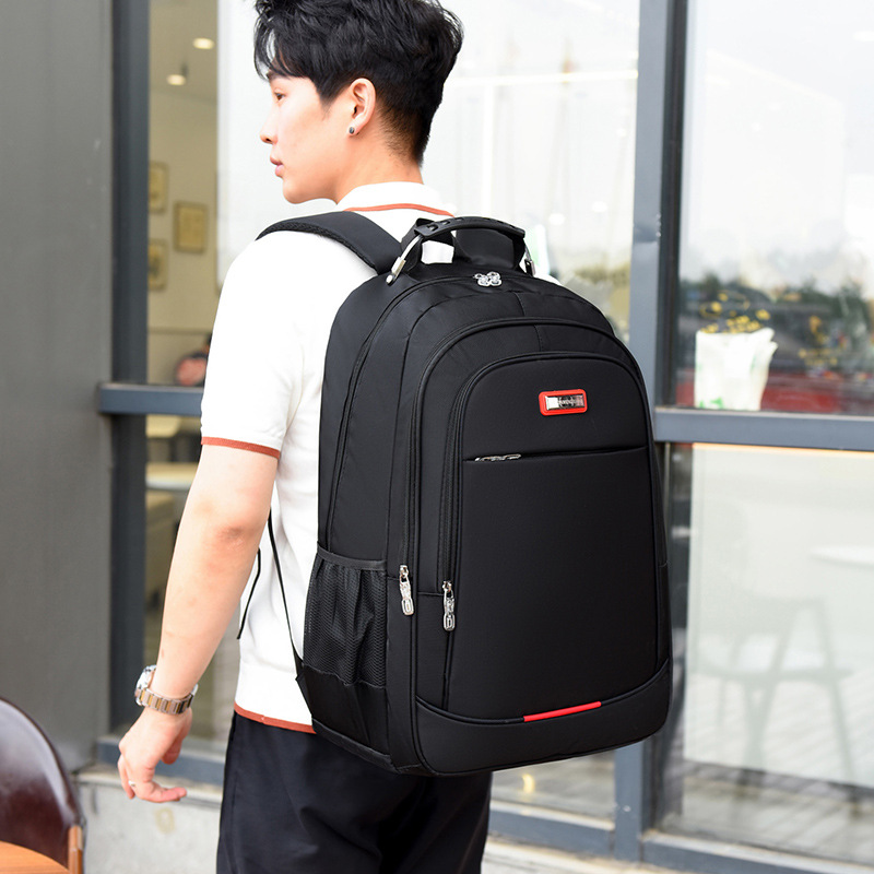 Cross-border men's casual business backpack, durable large-capacity commuting travel backpack, student schoolbag, computer bag details Picture