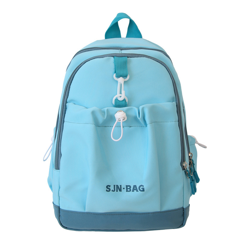 New Korean-style casual nylon 2025 backpack for cross-border use, high appearance level, trendy and fashionable female student schoolbag Item Picture