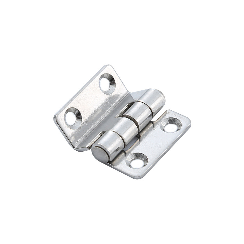 304 stainless steel hinge W-type 1.5-inch bending hinge, thickened CL252 industrial equipment cabinet door hinge wholesale Item Picture