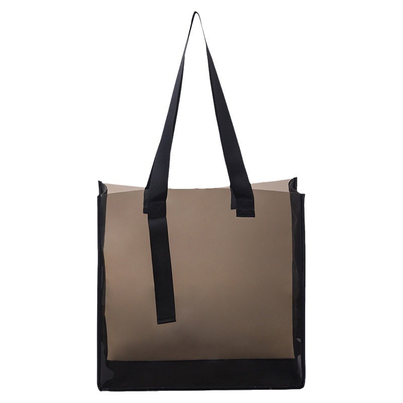 The manufacturer has eva single-shoulder bags in stock, fashionable plastic handbags, and logo transparent waterproof shopping bags available for customization Item Picture
