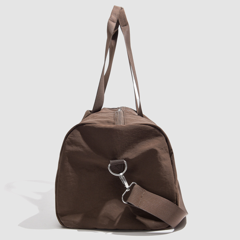 New cross-border large-capacity handbag, travel and business trip crossbody, foreign trade storage luggage bag, retro and simple fitness bag details Picture