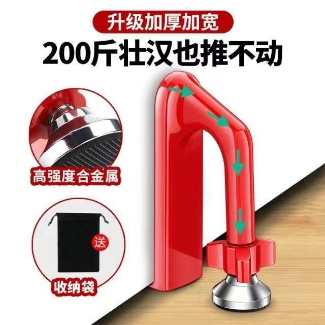 The source factory door stopper is an anti-theft and top door stopper. It is a must-have for home use, women, hotels, travel safety, and self-protection for single people details Picture