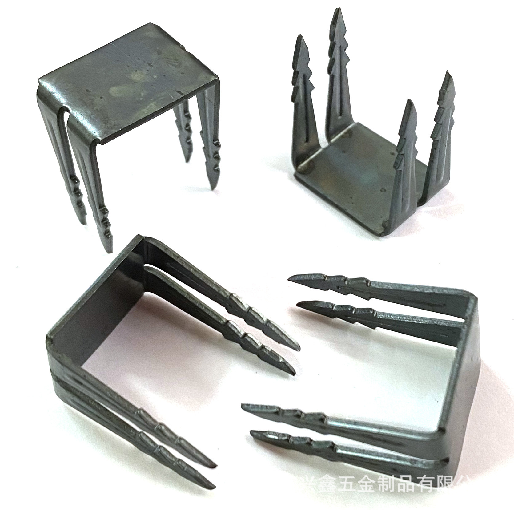For women's high heels, the shoe factory uses 426# four-toed nails to fix the heel. Iron briers and non-falling steel nails are nailed at the four corners of the heel Item Picture