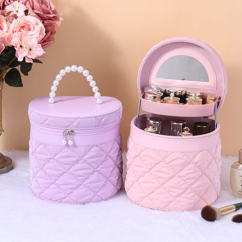 New style bubble makeup case, high-end souvenir, waterproof suitcase, portable large-capacity makeup bag manufacturer wholesale full figure
