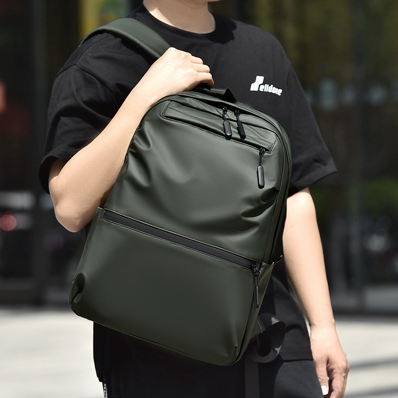 New fashionable and trendy casual backpack, simple and versatile, large-capacity travel backpack, men's high-end computer bag Specification drawing