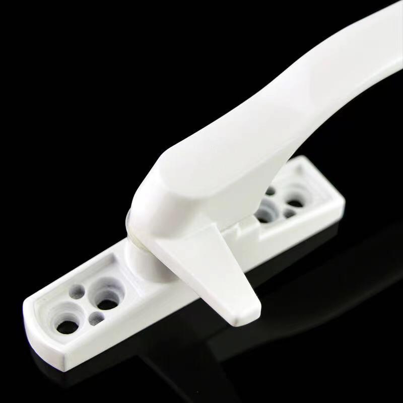 Replace the old plastic-steel window handle with a thickened window handle, white window handle and plastic-steel window pull handle details Picture