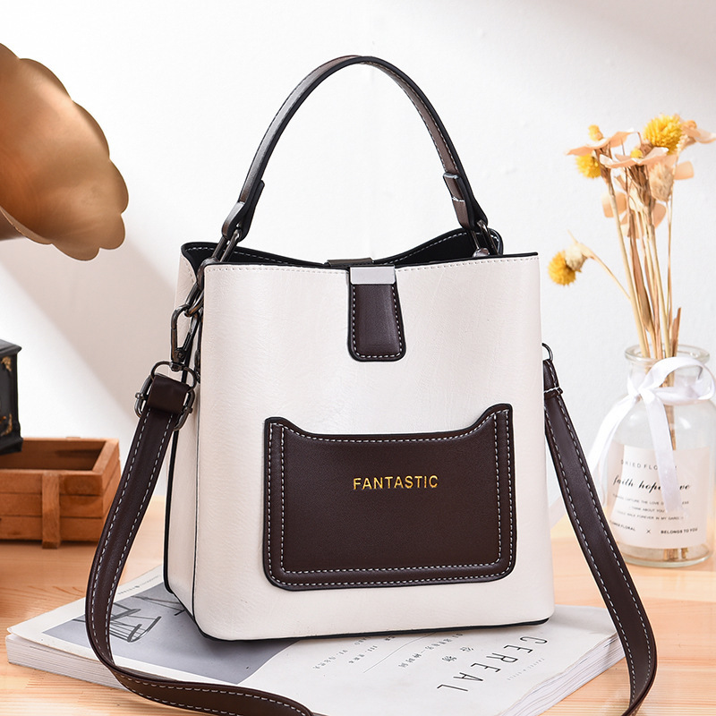 Bucket bag Women's bag 2022 New style small bag Women's fashionable and simple crossbody handbag single-shoulder Korean version export consignment full figure