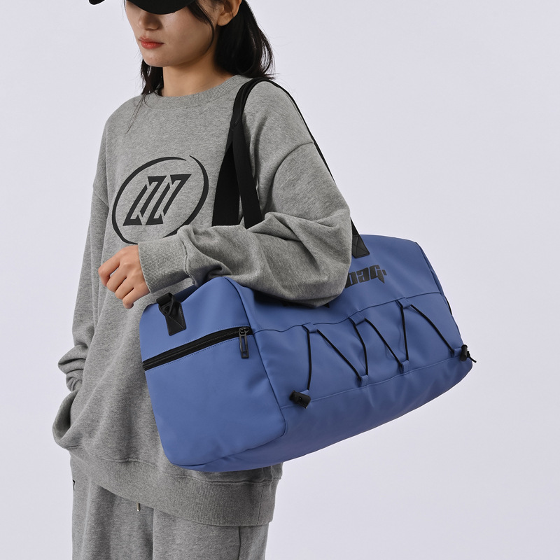 Fitness bags, cross-border foreign trade trendy and cool leisure travel bags, dry and wet separated swimming bags, men's and women's outdoor sports storage bags details Picture