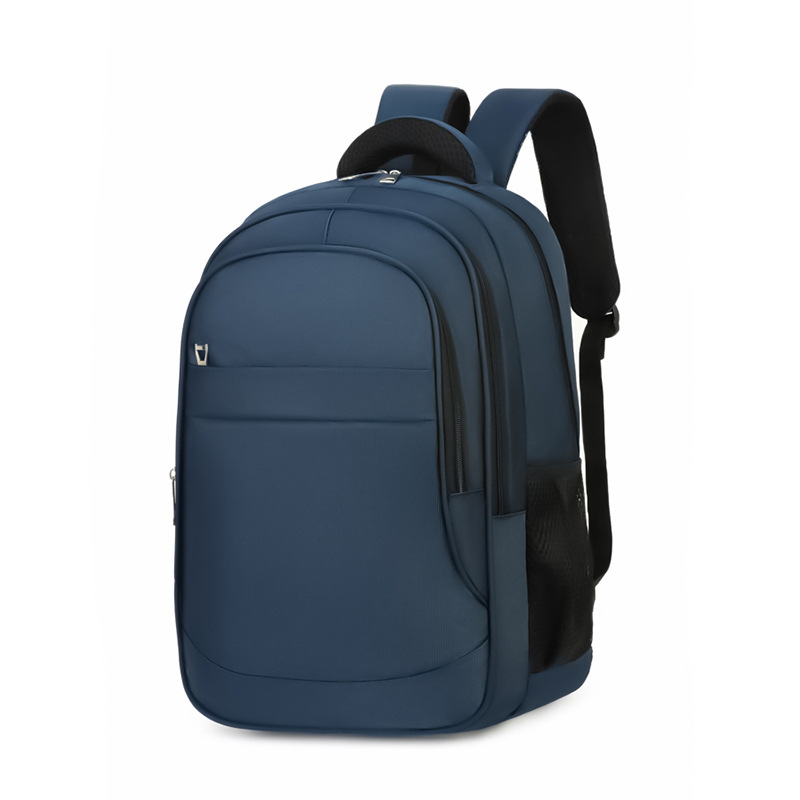 A simple, versatile and fashionable men's backpack with logo printing. It has a large capacity and multiple compartments. It is a computer backpack for commuting and travel Item Picture