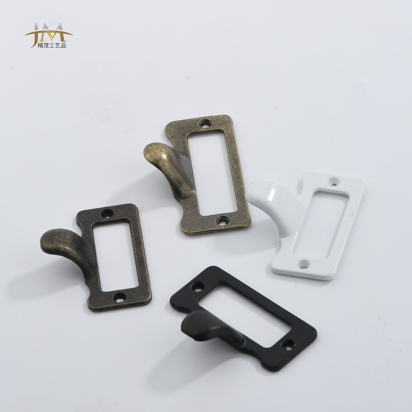 Retro handle packaging box accessories, antique alloy label frame, business card holder, exquisite furniture hardware accessories Application Scenario