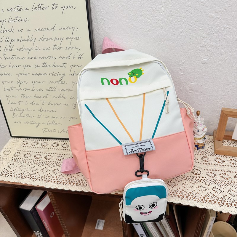 New children's backpacks for primary school students' travel, cute baby travel backpacks, cartoon kindergarten schoolbags for boys and girls Specification drawing