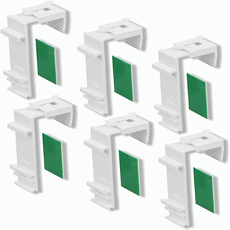 Pleated blinds, nail-free bracket, green adhesive hook, pleated blinds, Venetian blinds, curtain hook installation code full figure