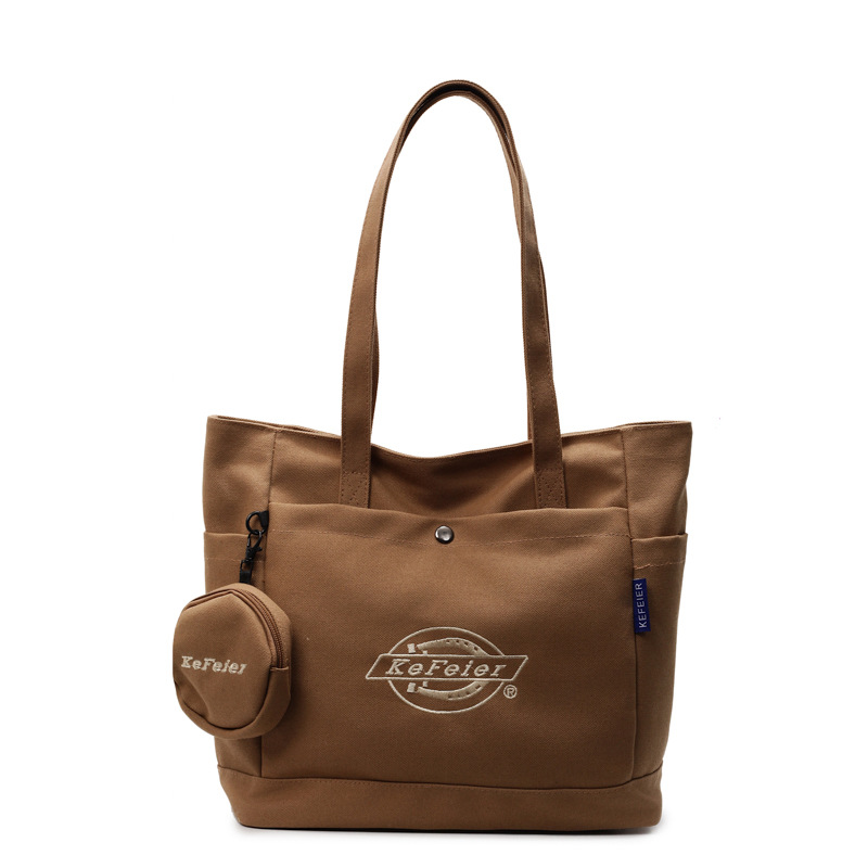 Corduroy bag for women, large capacity, 2024 new autumn and winter versatile shoulder bag, high-quality and high-end commuter tote bag Item Picture