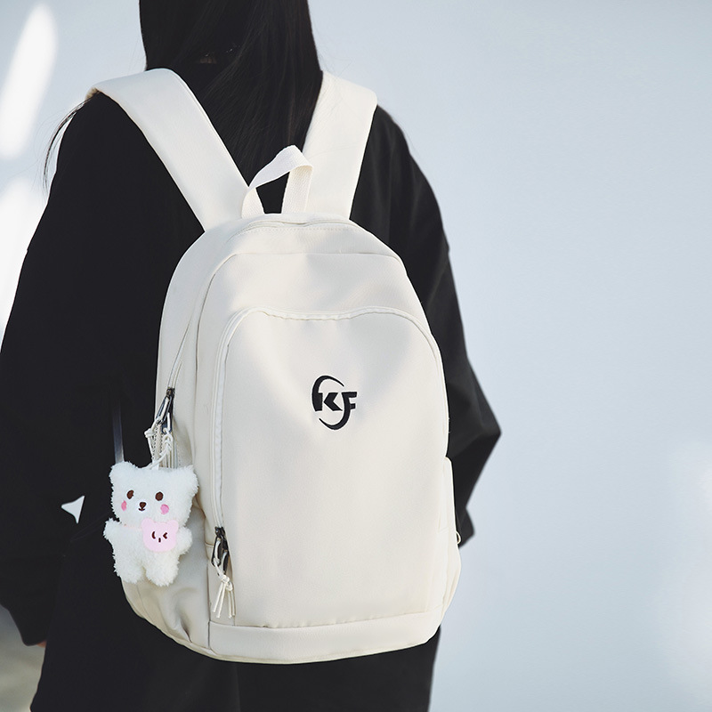 A large-capacity Japanese-style versatile computer bag for women, a commuting college student couple backpack, and a simple travel backpack details Picture
