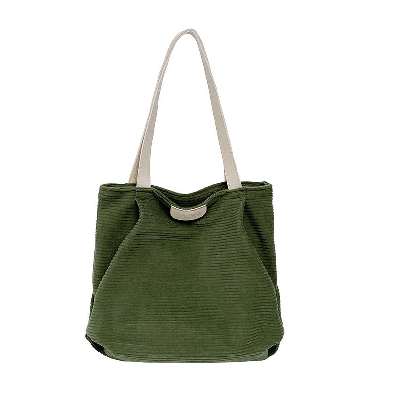 Casual ins-style large-capacity tote bag for women, new spring fashion retro handbag, versatile for commuting, single-shoulder Item Picture