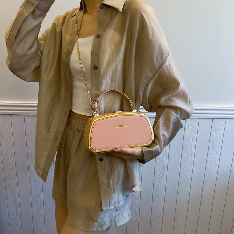 Cross-border quality box bag, fashionable and versatile chain bag, commuting small square bag, dinner bag, single-shoulder crossbody women's bag details Picture