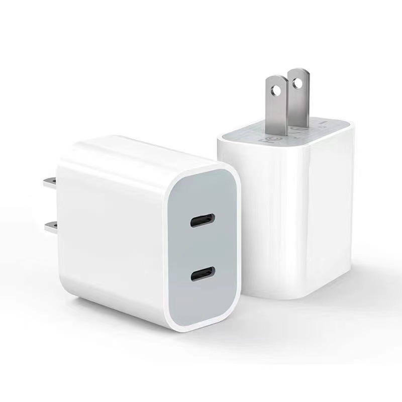 The cross-border 40W dual C fast charging charger is suitable for Apple 8-16 charging heads and 30W US-spec dual-port Apple fast charging heads Item Picture