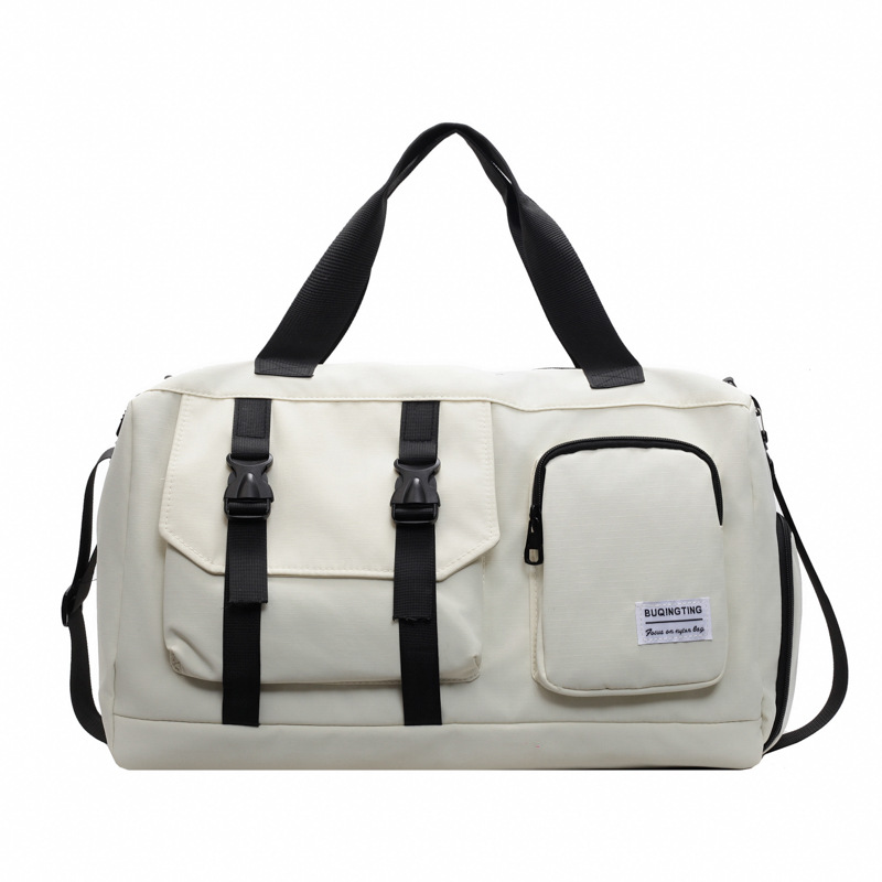 New cross-border fitness bag with dry and wet separation, travel bag, men's large-capacity waterproof luggage bag, hand-held swimming storage bag Item Picture